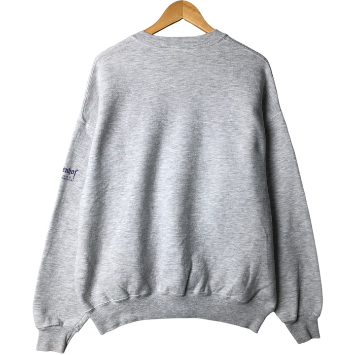 00'S Jerzees printed sweatshirt, men's size XL unclear gray type Vintage Second Hand