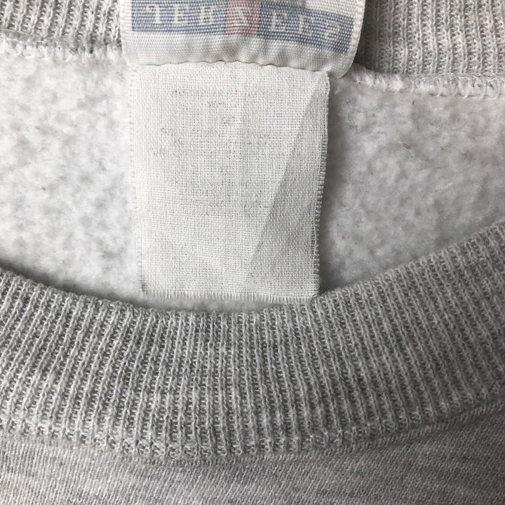 00'S Jerzees printed sweatshirt, men's size XL unclear gray type Vintage Second Hand