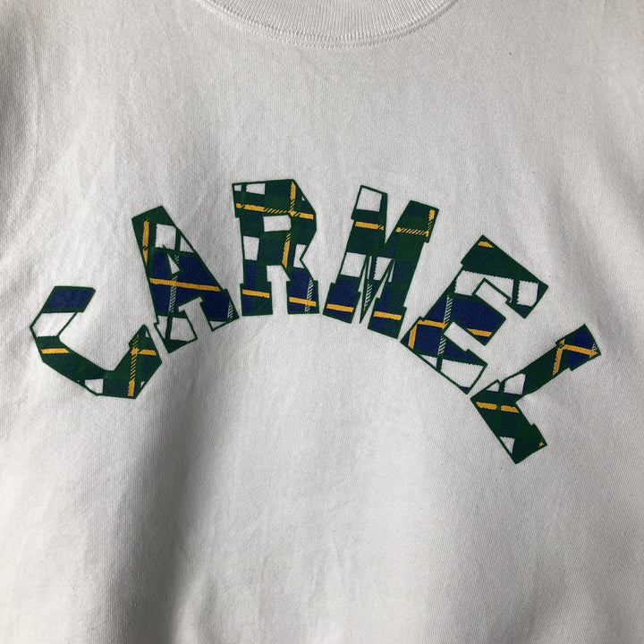 Vintage 80s-90'S Jerzees printed sweatshirt, sweatshirt, made in USA, men's size L cotton white type Vintage Second Hand