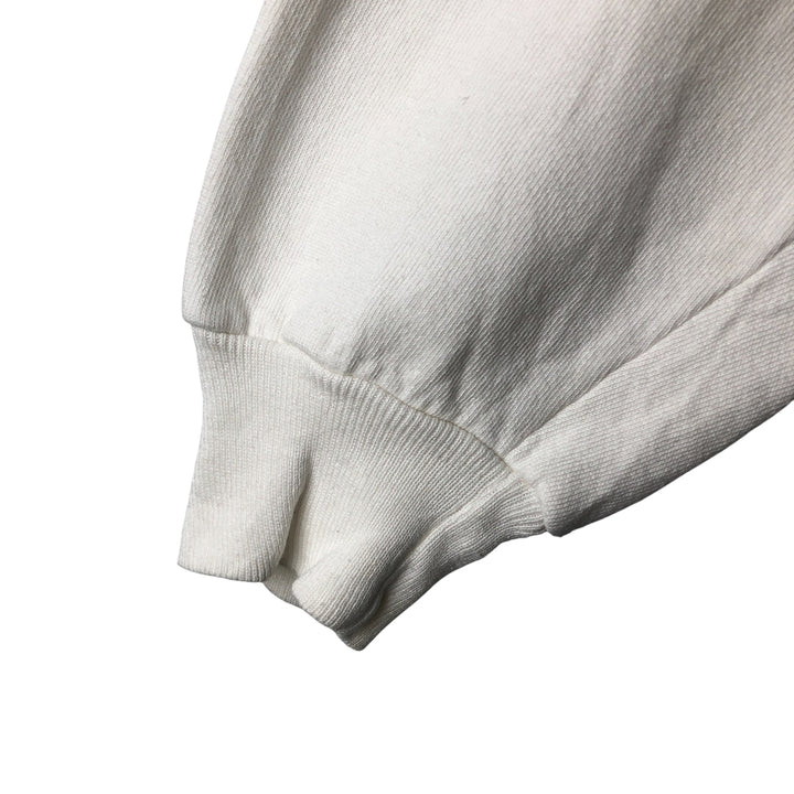 Vintage 80s-90'S Jerzees printed sweatshirt, sweatshirt, made in USA, men's size L cotton white type Vintage Second Hand