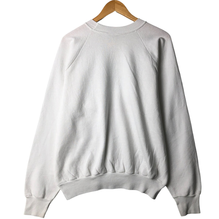 90'S ONEITA Vintage Printed Sweatshirt, Made in USA, Men's Size XL cotton white type Vintage Second Hand