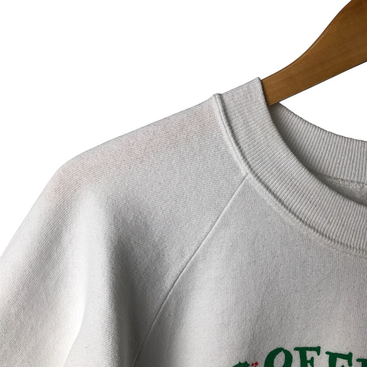 90'S ONEITA Vintage Printed Sweatshirt, Made in USA, Men's Size XL cotton white type Vintage Second Hand