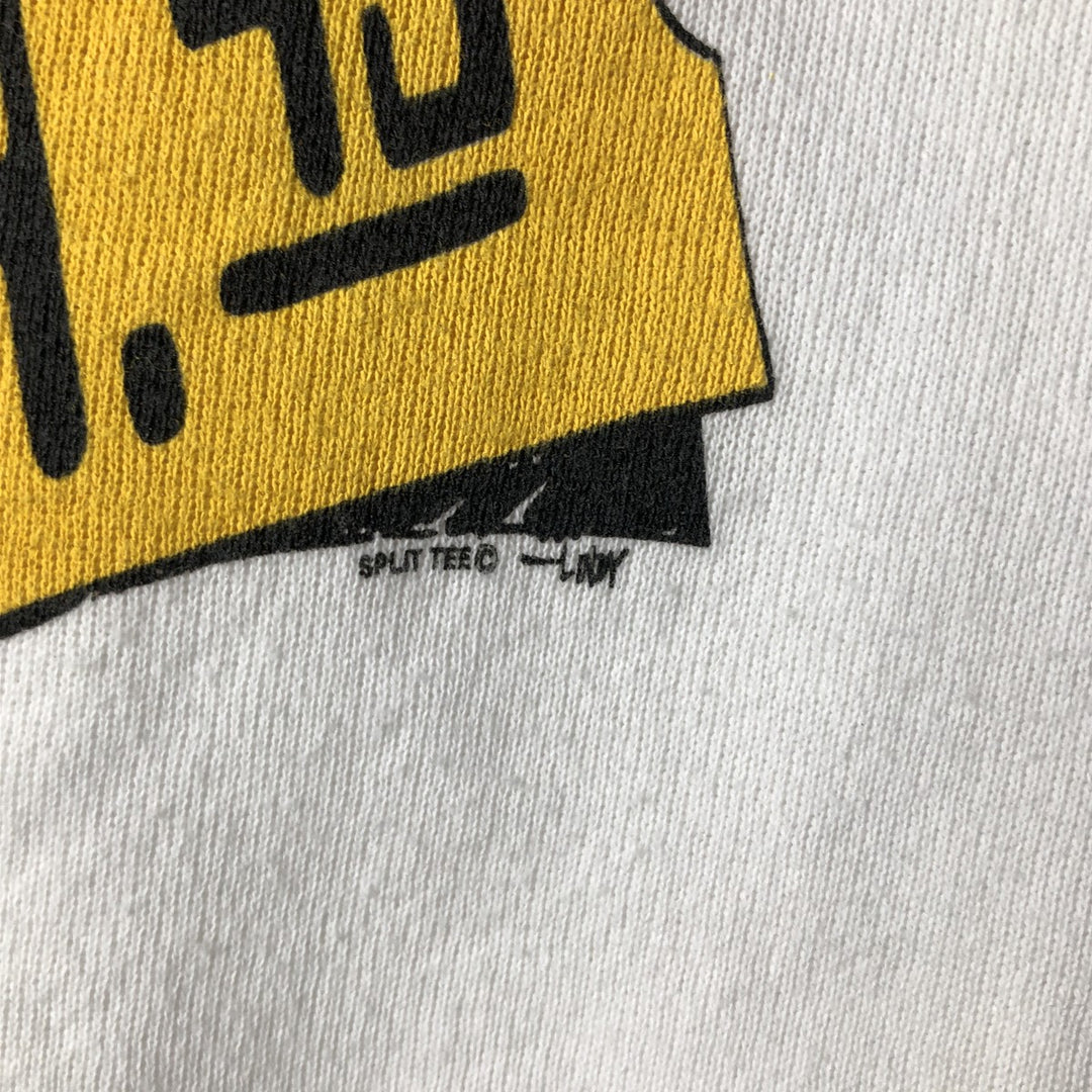 Vintage 90'S Delta DELTA message print sweatshirt, made in the USA, size L, men's cotton white type Vintage Second Hand