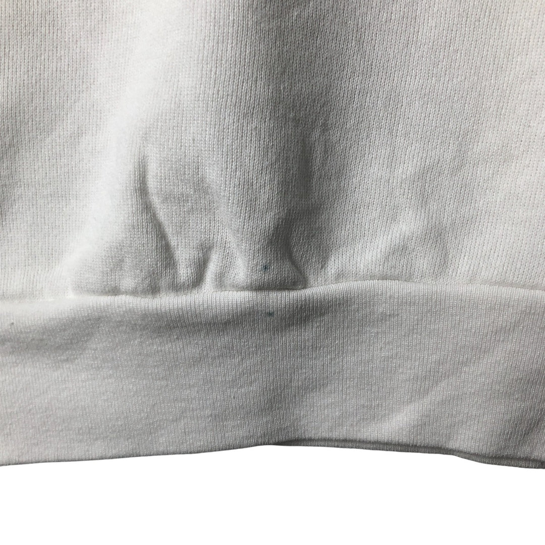Vintage 90'S Delta DELTA message print sweatshirt, made in the USA, size L, men's cotton white type Vintage Second Hand