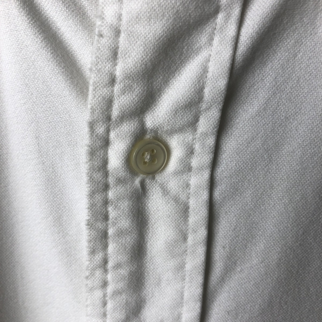 Ralph Lauren Classic Fit Skull Pattern Long Sleeve Button-Down Shirt, Men's Size L cotton white type Vintage Second Hand