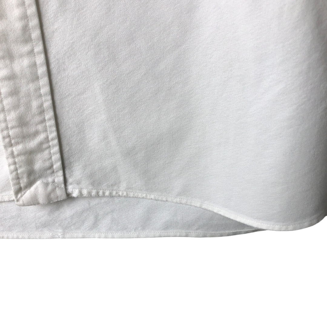 Ralph Lauren Classic Fit Skull Pattern Long Sleeve Button-Down Shirt, Men's Size L cotton white type Vintage Second Hand