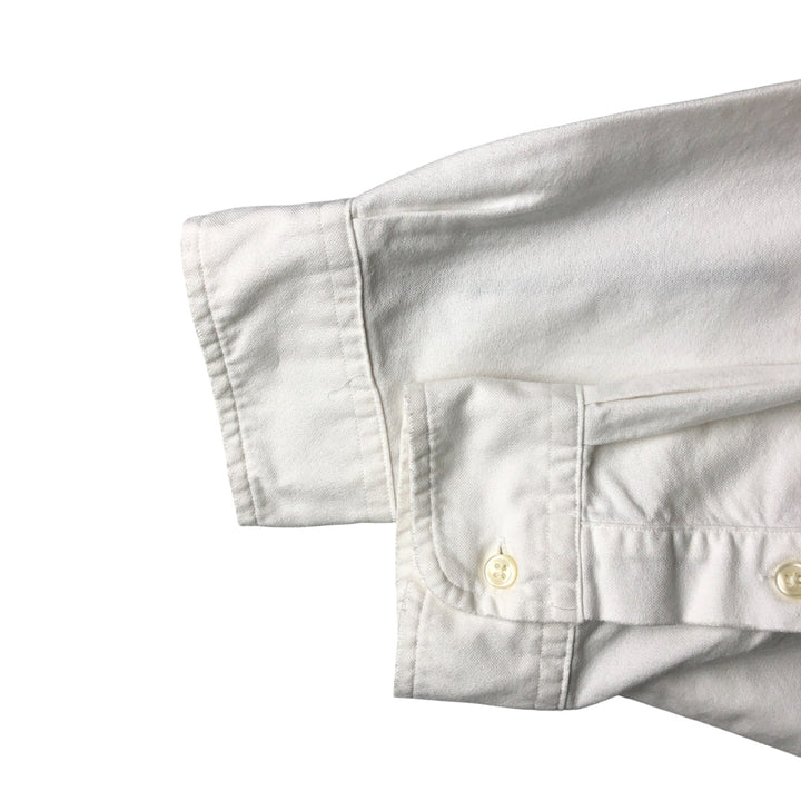 Ralph Lauren Classic Fit Skull Pattern Long Sleeve Button-Down Shirt, Men's Size L cotton white type Vintage Second Hand