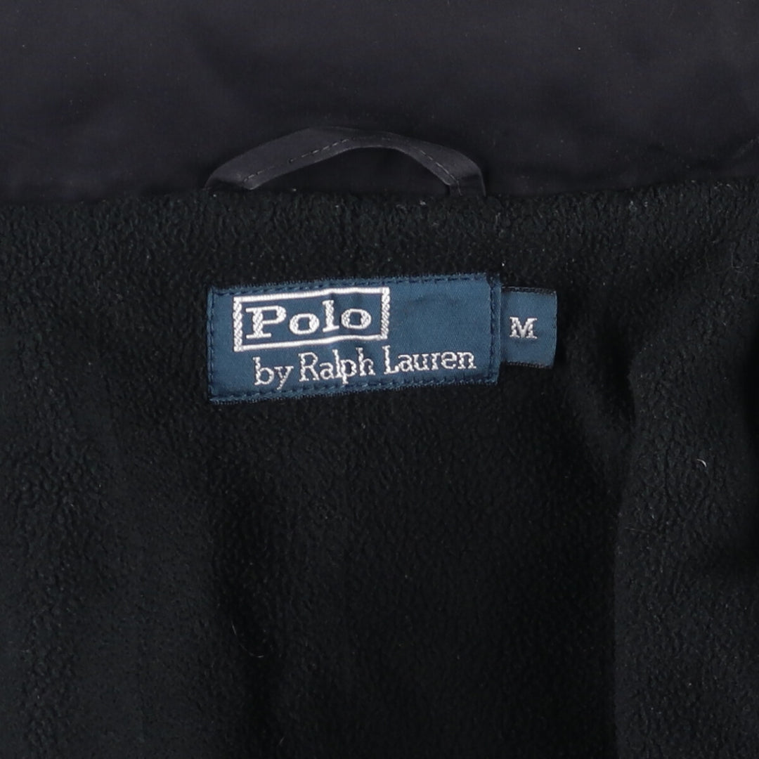Ralph Lauren POLO by Ralph Lauren padded puffer jacket, men's size M polyester black type Vintage Second Hand
