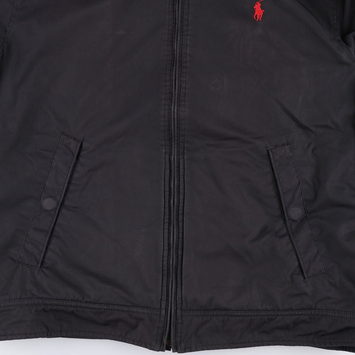 Ralph Lauren POLO by Ralph Lauren padded puffer jacket, men's size M polyester black type Vintage Second Hand