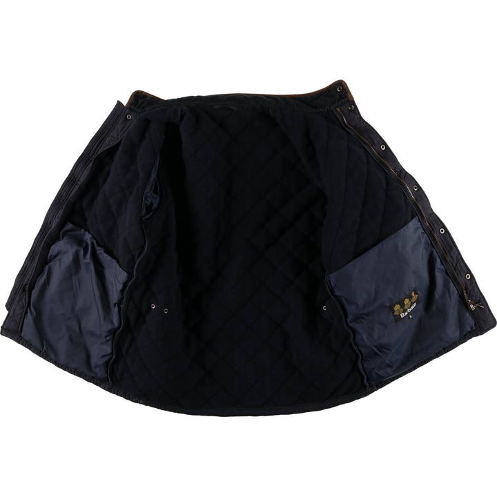 Barbour POLAR QUILTS 3-Warrant Padded Puffer Jacket, Men's XL polyester navy blue type Vintage Second Hand