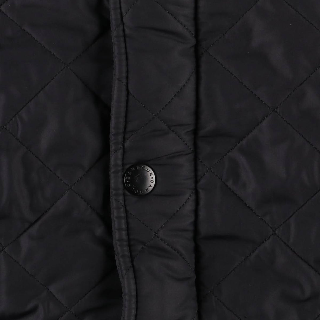 Barbour POLAR QUILTS 3-Warrant Padded Puffer Jacket, Men's XL polyester navy blue type Vintage Second Hand