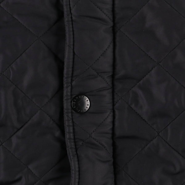 Barbour POLAR QUILTS 3-Warrant Padded Puffer Jacket, Men's XL polyester navy blue type Vintage Second Hand