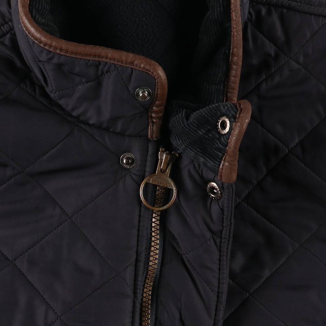 Barbour POLAR QUILTS 3-Warrant Padded Puffer Jacket, Men's XL polyester navy blue type Vintage Second Hand