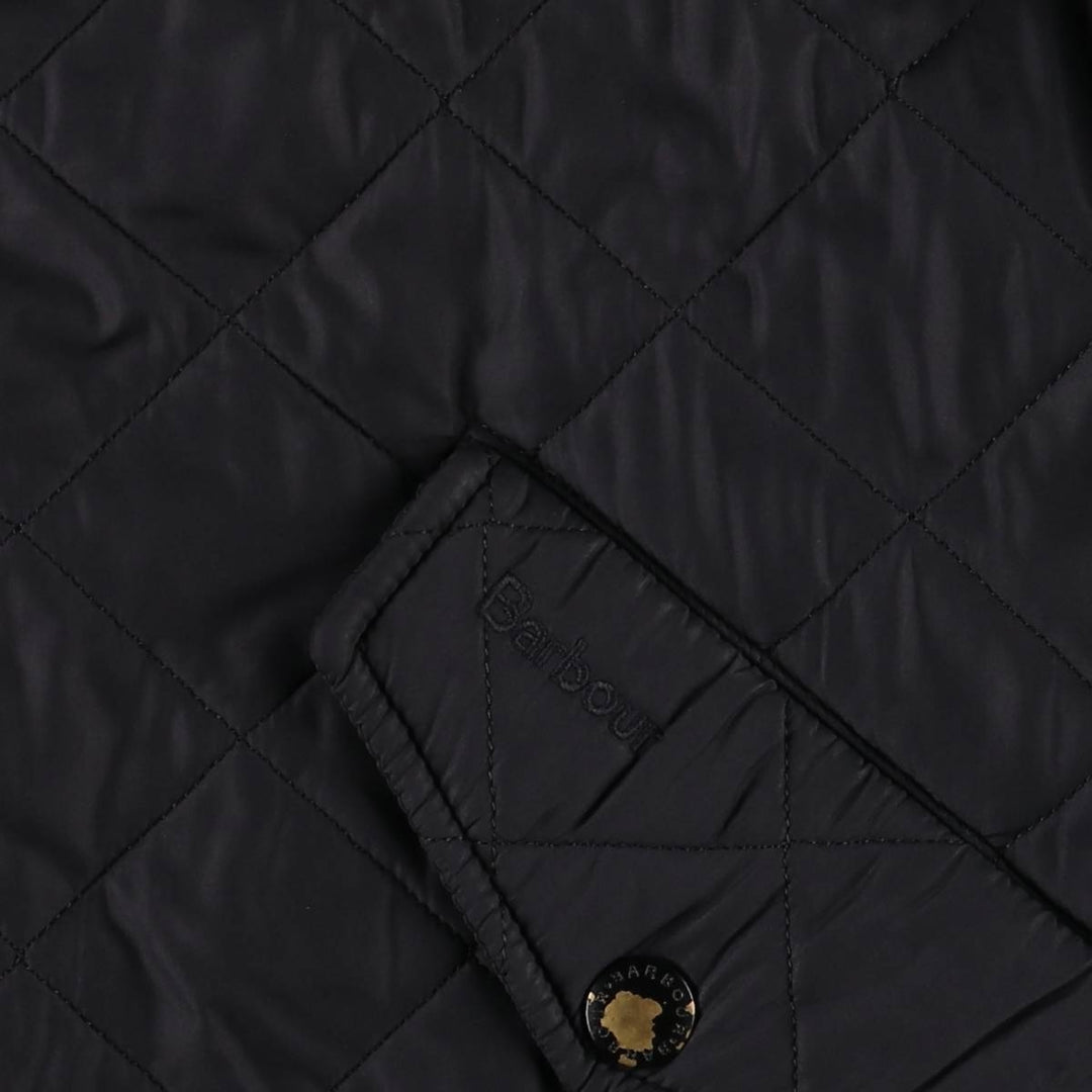 Barbour POLAR QUILTS 3-Warrant Padded Puffer Jacket, Men's XL polyester navy blue type Vintage Second Hand