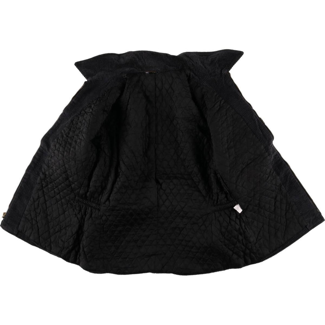 British Khaki Corduroy Jacket, Made in USA, Women's Size M cotton black type Vintage Second Hand