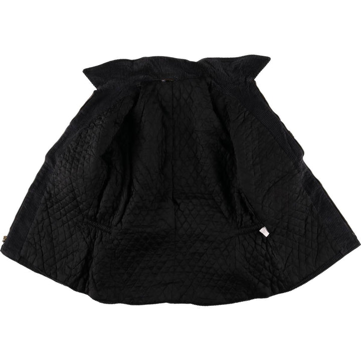 British Khaki Corduroy Jacket, Made in USA, Women's Size M cotton black type Vintage Second Hand