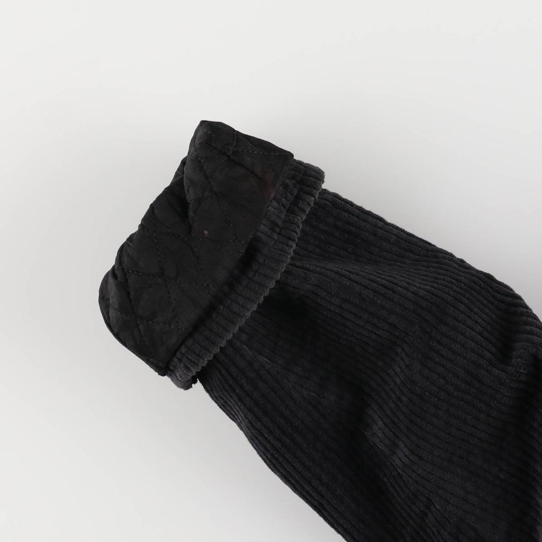 British Khaki Corduroy Jacket, Made in USA, Women's Size M cotton black type Vintage Second Hand