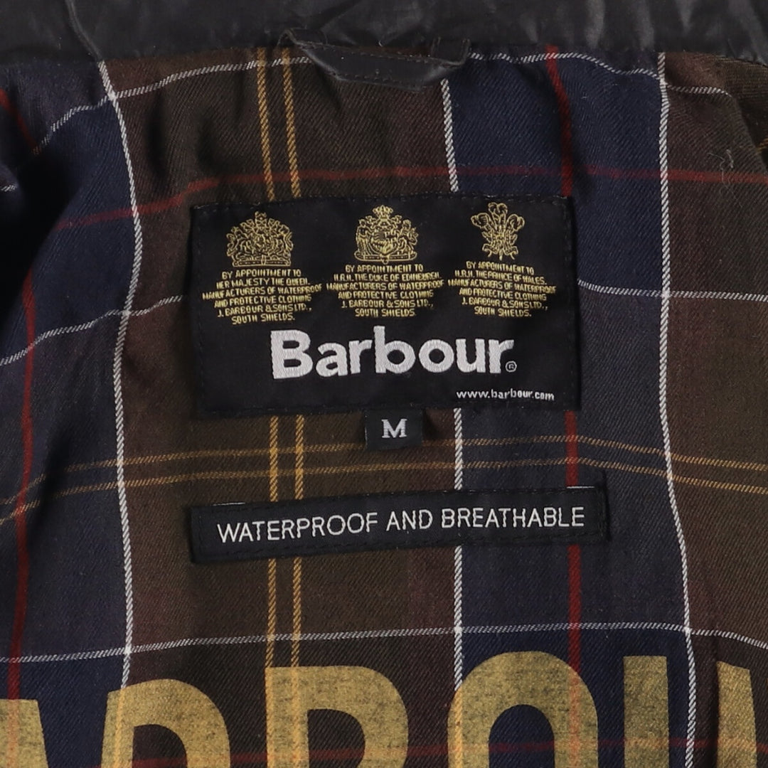 Barbour Waterproof and Breathable 3-Warrant Cotton Jacket, Men's Size Medium cotton black type Vintage Second Hand