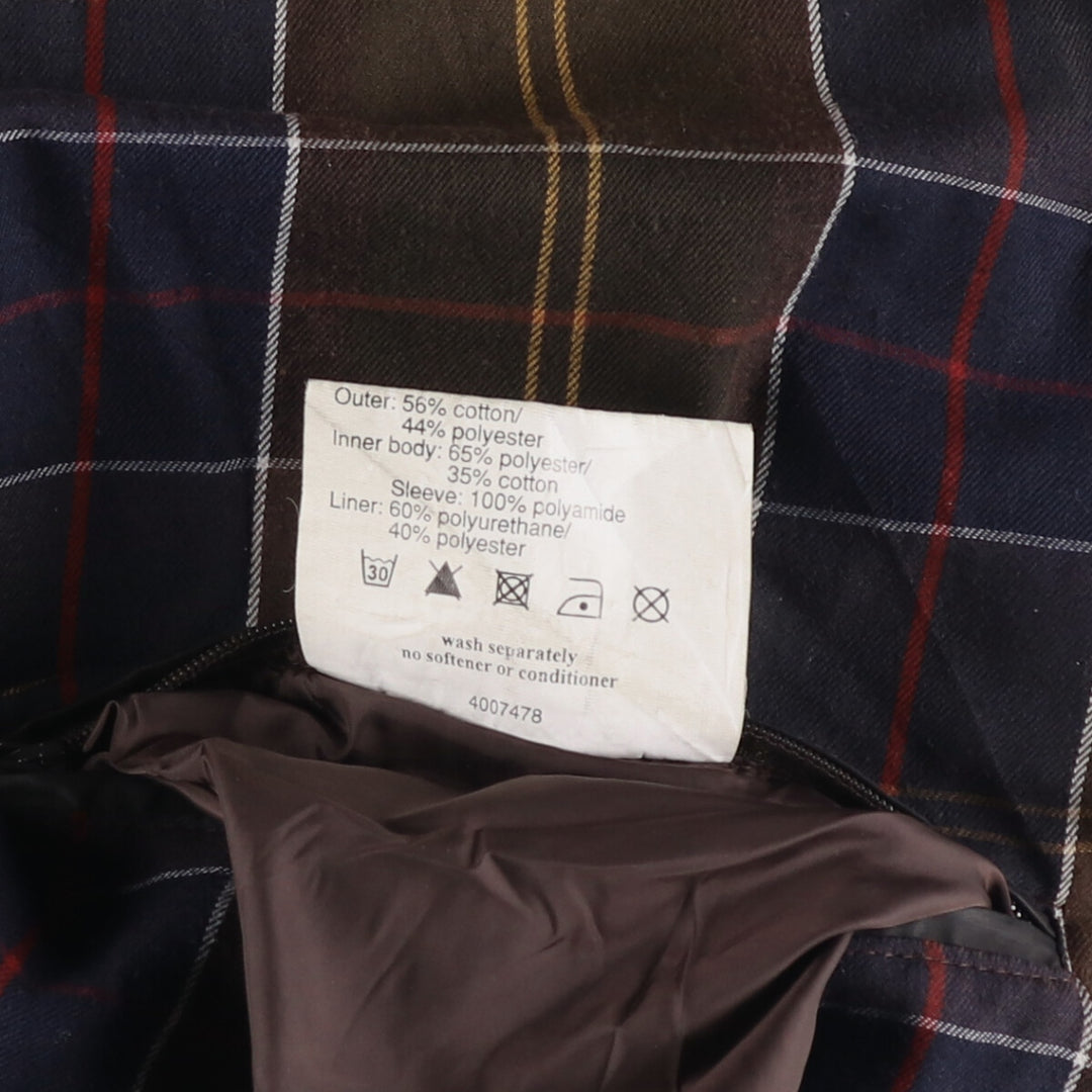 Barbour Waterproof and Breathable 3-Warrant Cotton Jacket, Men's Size Medium cotton black type Vintage Second Hand