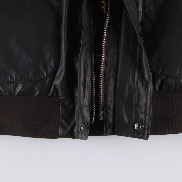 Barbour Waterproof and Breathable 3-Warrant Cotton Jacket, Men's Size Medium cotton black type Vintage Second Hand