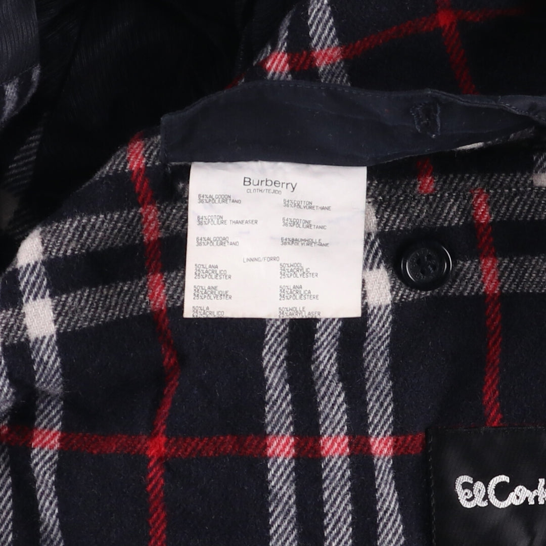 Burberry's BURBERRY LONDON cotton jacket, women's size XL cotton navy blue type Vintage Second Hand