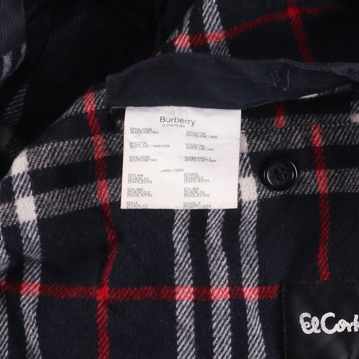 Burberry's BURBERRY LONDON cotton jacket, women's size XL cotton navy blue type Vintage Second Hand