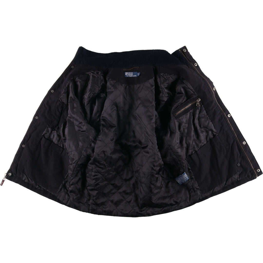 Ralph Lauren POLO by Ralph Lauren padded puffer jacket, men's size L cotton black type Vintage Second Hand