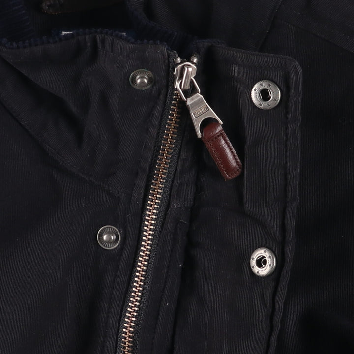 Ralph Lauren POLO by Ralph Lauren padded puffer jacket, men's size L cotton black type Vintage Second Hand