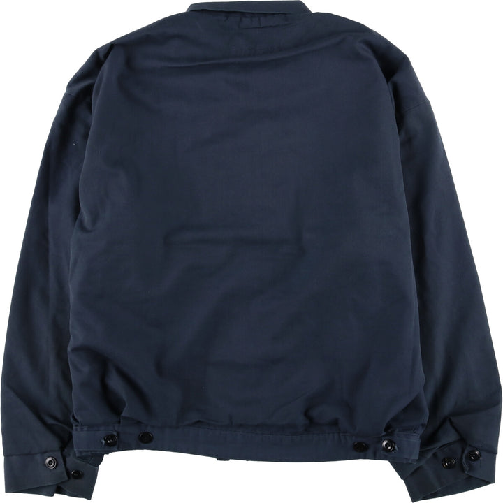 Oversized 70s-80'S WORK WEAR CORPORATION work jacket, men's size XXXL unclear navy blue type Vintage Second Hand