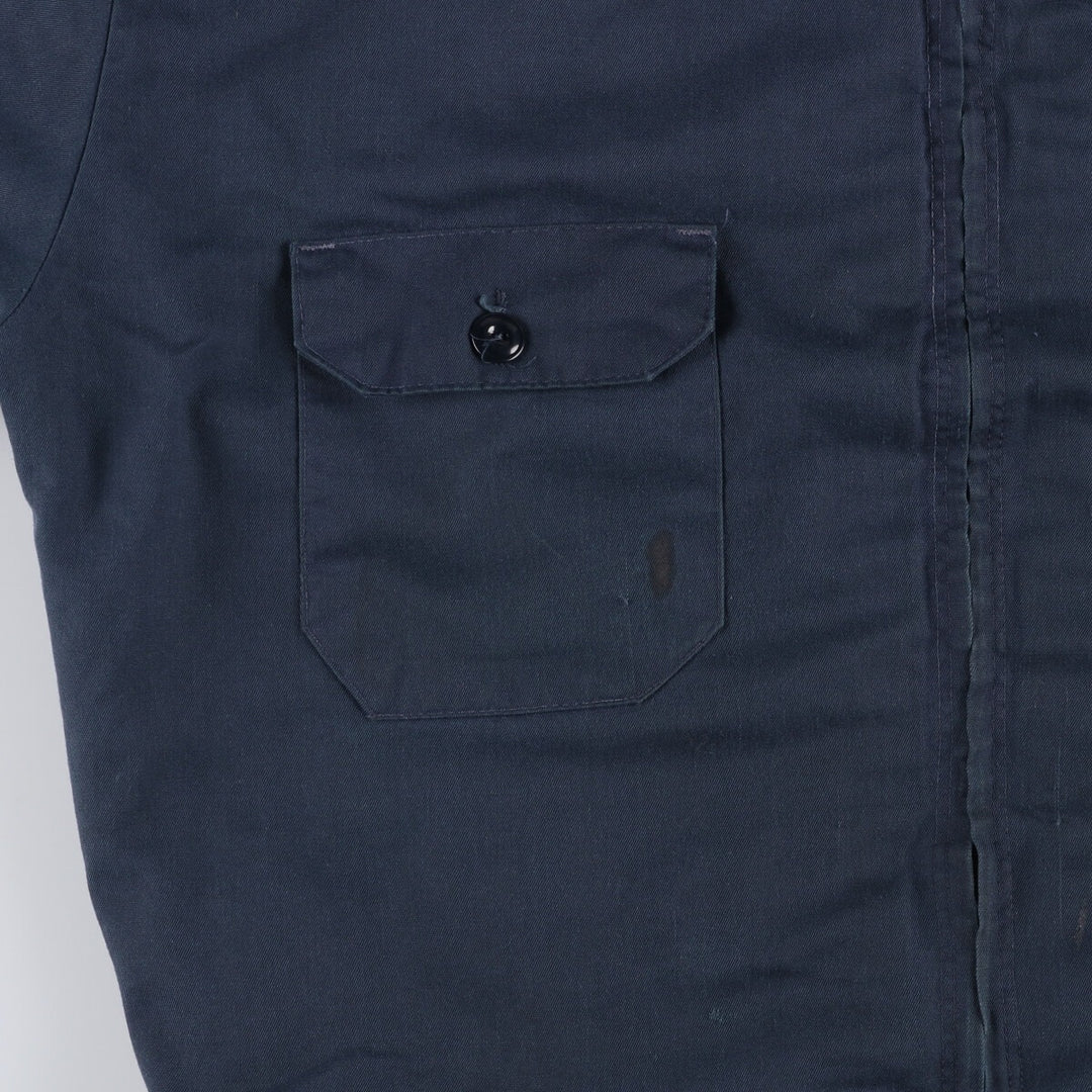 Oversized 70s-80'S WORK WEAR CORPORATION work jacket, men's size XXXL unclear navy blue type Vintage Second Hand