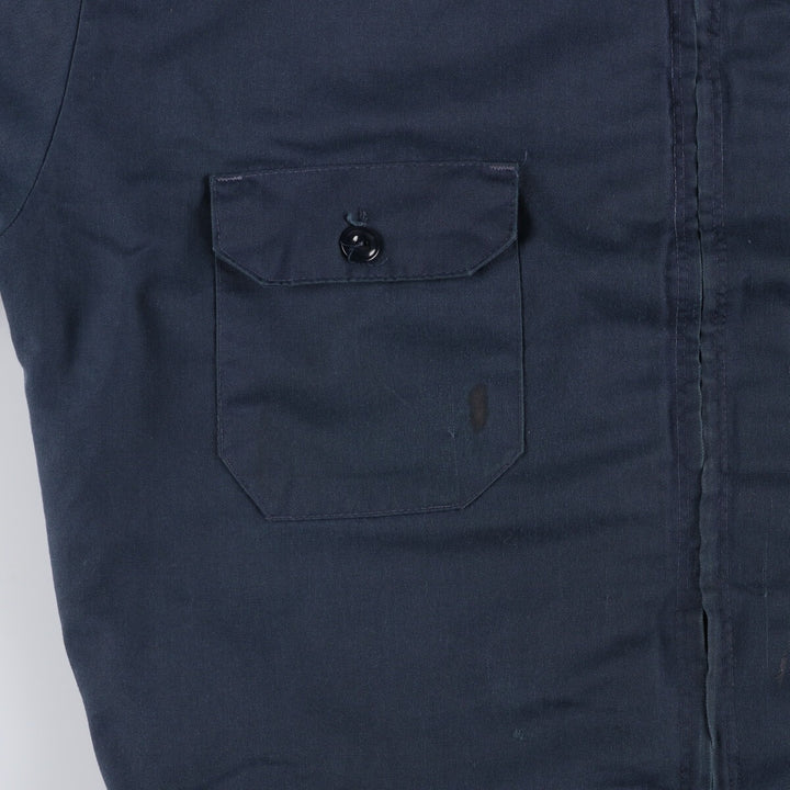 Oversized 70s-80'S WORK WEAR CORPORATION work jacket, men's size XXXL unclear navy blue type Vintage Second Hand