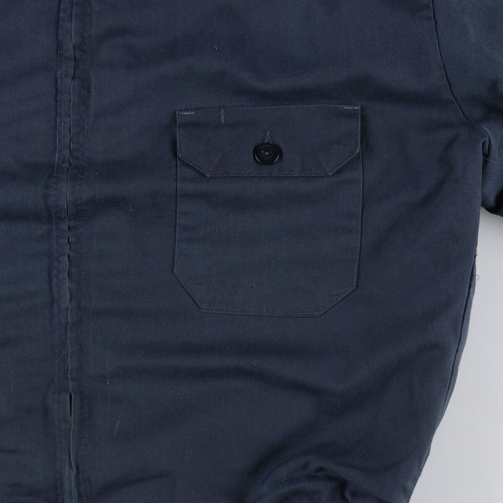 Oversized 70s-80'S WORK WEAR CORPORATION work jacket, men's size XXXL unclear navy blue type Vintage Second Hand