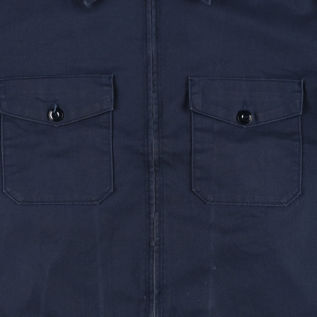 Vintage 1980'S Red Kap work jacket, made in the USA, men's size XL polyester navy blue type Vintage Second Hand