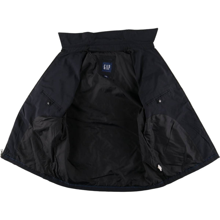 2000'S GAP collared windbreaker, men's size L unclear black type Vintage Second Hand