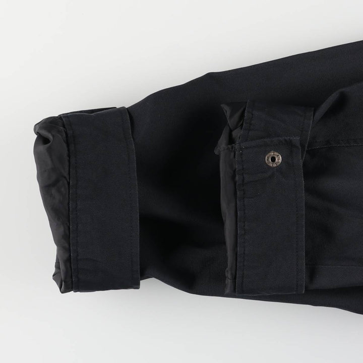 2000'S GAP collared windbreaker, men's size L unclear black type Vintage Second Hand