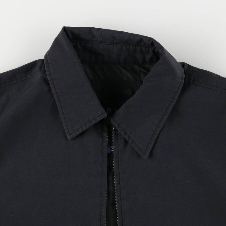 2000'S GAP collared windbreaker, men's size L unclear black type Vintage Second Hand