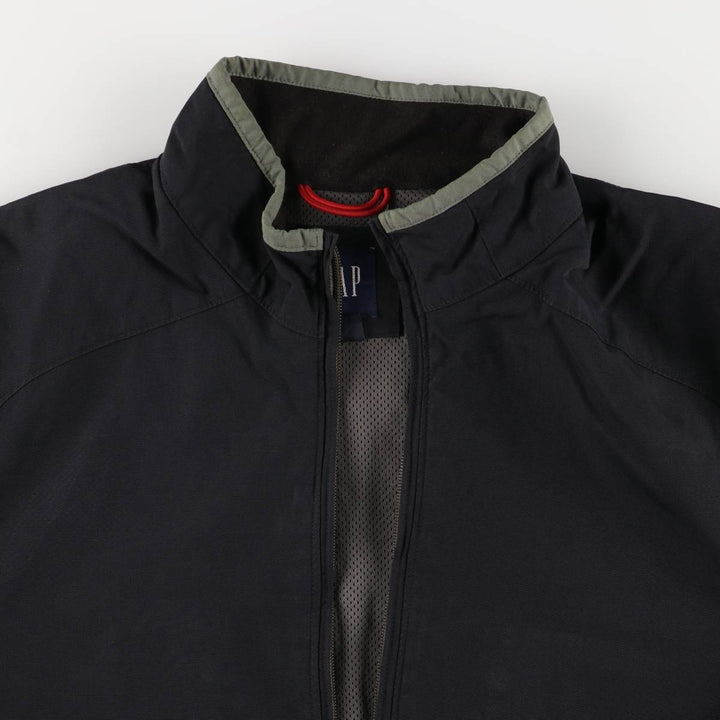 2000'S GAP windbreaker, men's size L polyester black type Vintage Second Hand