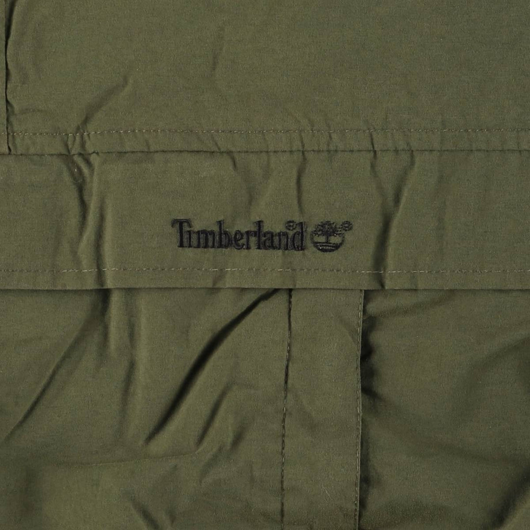 90'S Timberland WeatherGear Anorak Jacket, Men's Size L unclear Khaki type Vintage Second Hand