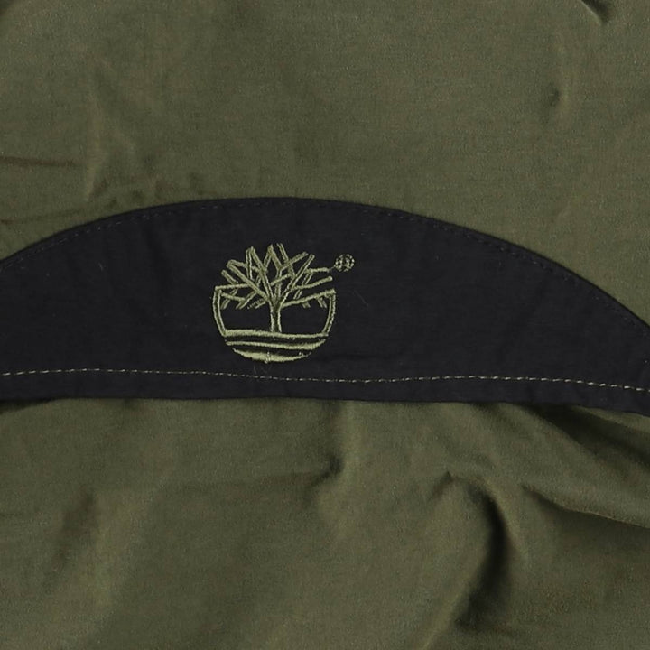 90'S Timberland WeatherGear Anorak Jacket, Men's Size L unclear Khaki type Vintage Second Hand
