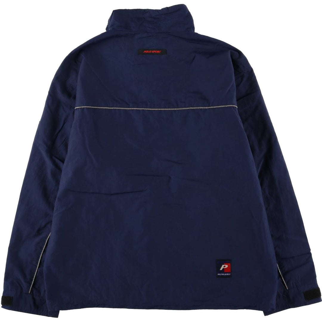 Vintage 90'S Ralph Lauren Polo Sport SPORTSMAN nylon jacket, size L, men's size L Nylon navy blue type Vintage Second Hand