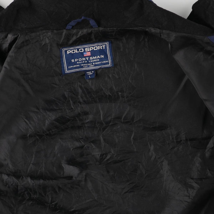Vintage 90'S Ralph Lauren Polo Sport SPORTSMAN nylon jacket, size L, men's size L Nylon navy blue type Vintage Second Hand