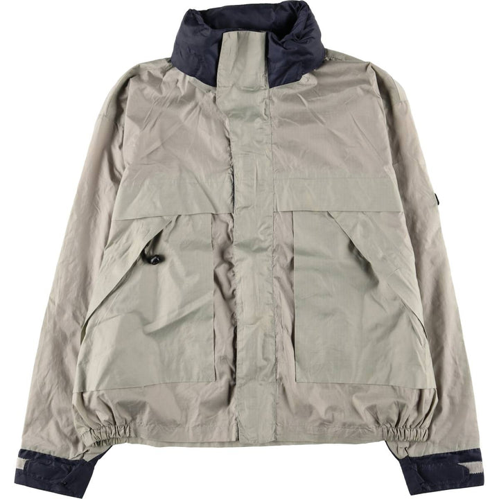 Vintage 90'S Nautica Competition Nautex Ripstop Sailing Jacket, Men's Size L Nylon gray type Vintage Second Hand