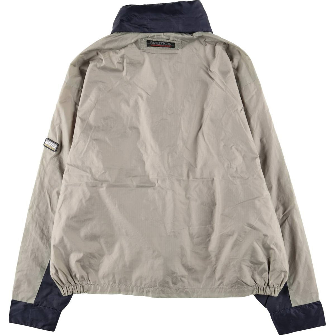 Vintage 90'S Nautica Competition Nautex Ripstop Sailing Jacket, Men's Size L Nylon gray type Vintage Second Hand