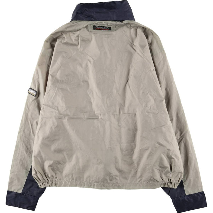 Vintage 90'S Nautica Competition Nautex Ripstop Sailing Jacket, Men's Size L Nylon gray type Vintage Second Hand