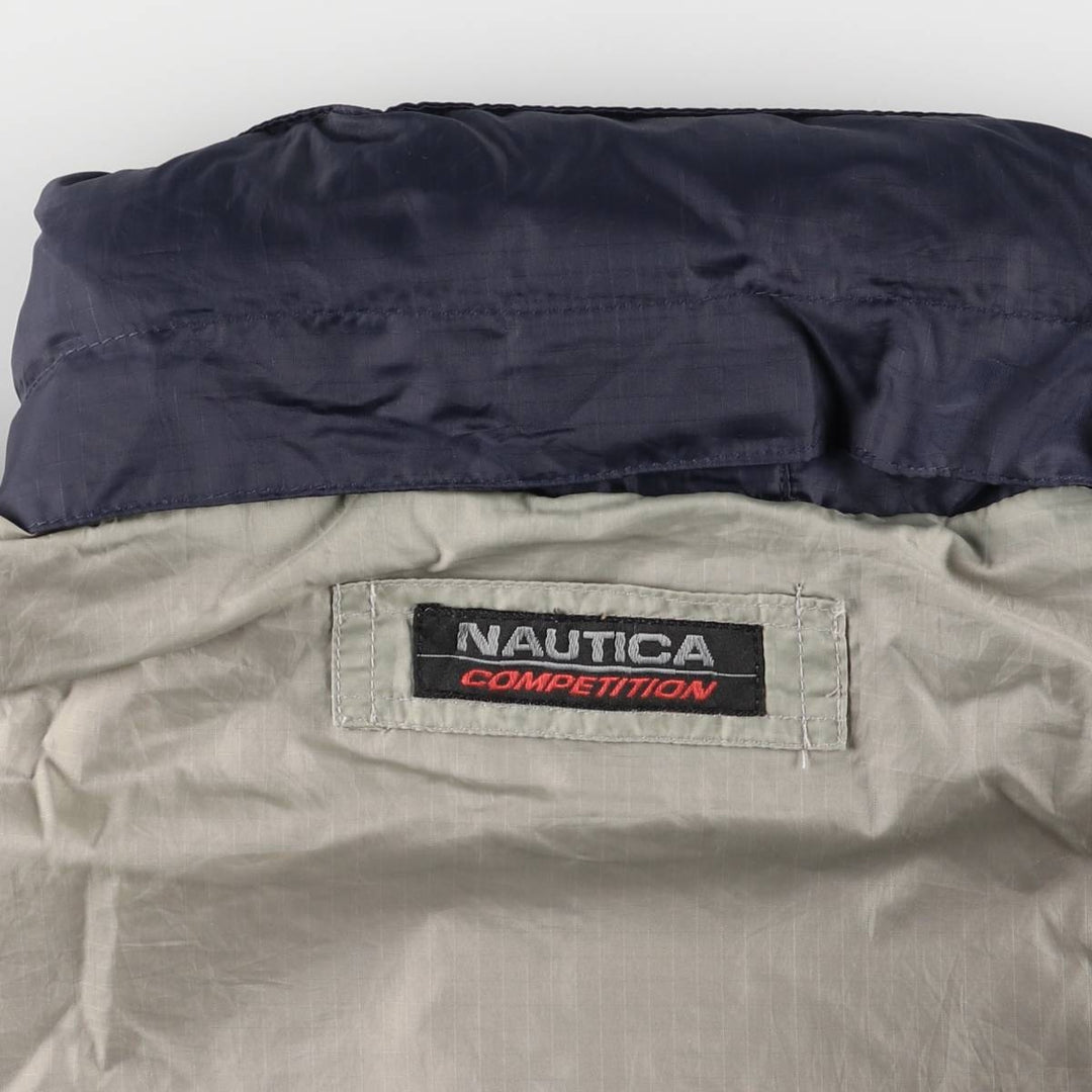 Vintage 90'S Nautica Competition Nautex Ripstop Sailing Jacket, Men's Size L Nylon gray type Vintage Second Hand