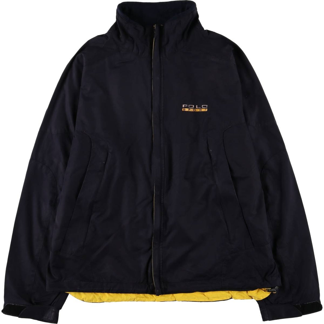 Vintage 90'S Ralph Lauren Polo Sport windbreaker, size M, men's polyester navy blue type Vintage Second Hand