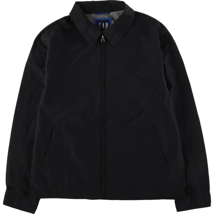 2000'S GAP collared windbreaker, men's size M unclear black type Vintage Second Hand
