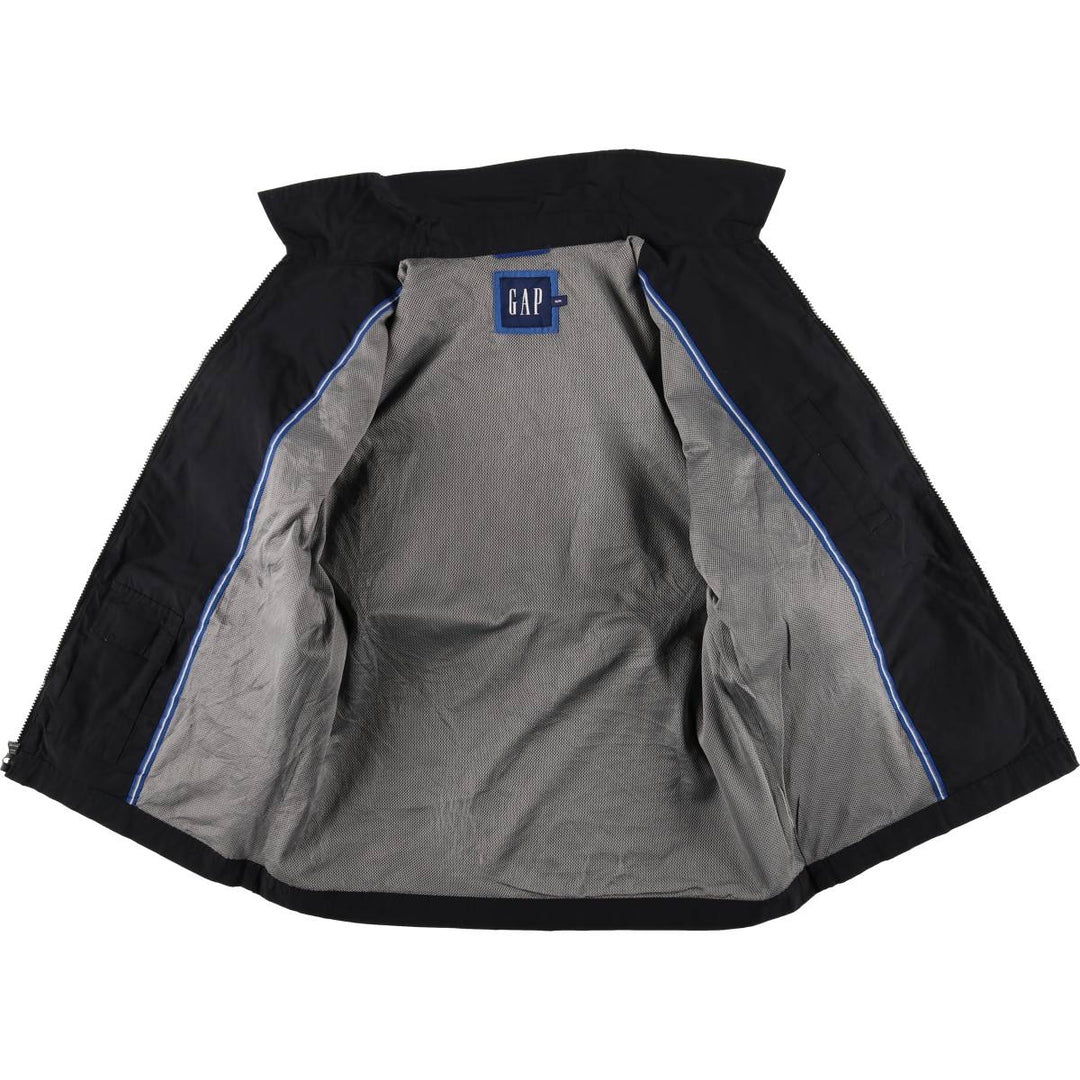 2000'S GAP collared windbreaker, men's size M unclear black type Vintage Second Hand