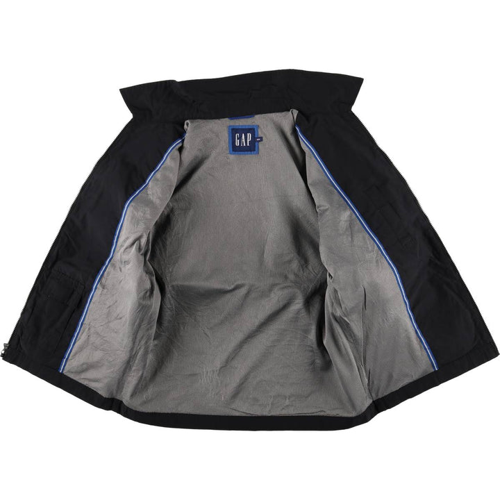 2000'S GAP collared windbreaker, men's size M unclear black type Vintage Second Hand