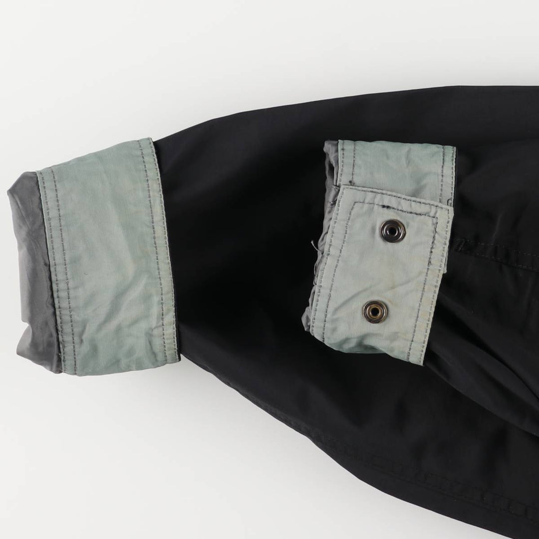 2000'S GAP collared windbreaker, men's size M unclear black type Vintage Second Hand
